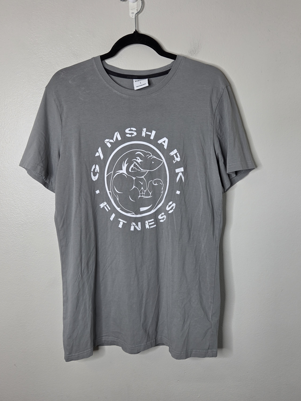 Gymshark Legacy Gray Logo Short Sleeve T-Shirt